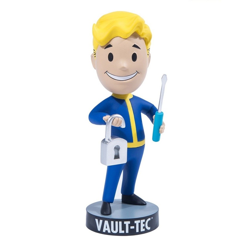 Buy Fallout 76 Vault Boy Lock Pick Bobblehead Figure - MyDeal