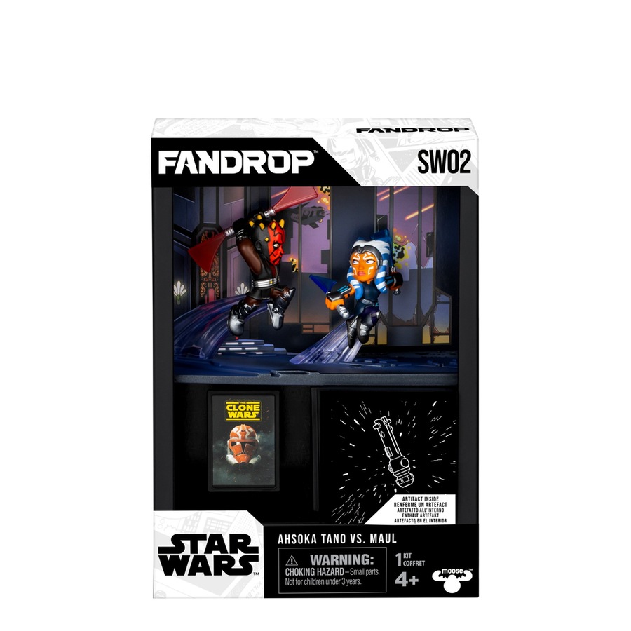 Buy Fandrop Star Wars SW02 Ahsoka Tano vs Darth Maul 2 Figure Diorama ...