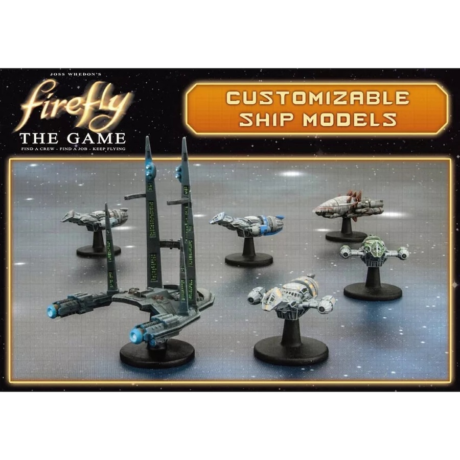 Firefly: The Board Game Customisable Ship Models
