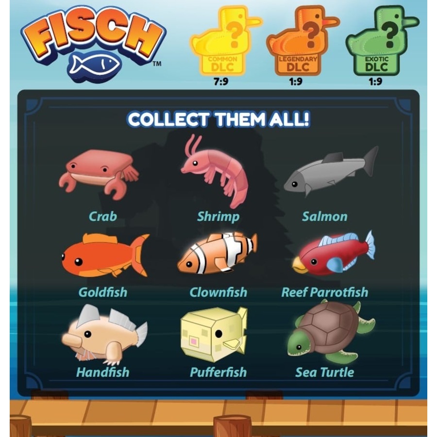 Fisch Roblox Series 1 Collectable Plush Blind Box