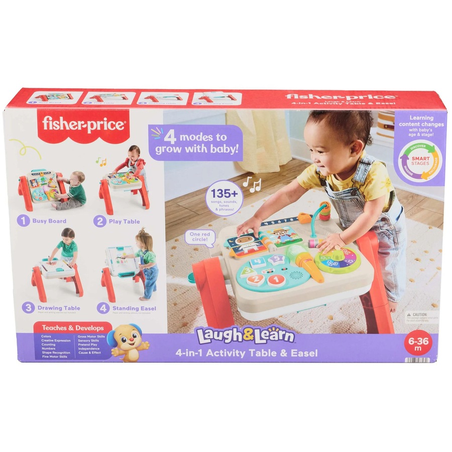 Fisher-Price Laugh and Learn 4-in-1 Activity Table and Easel
