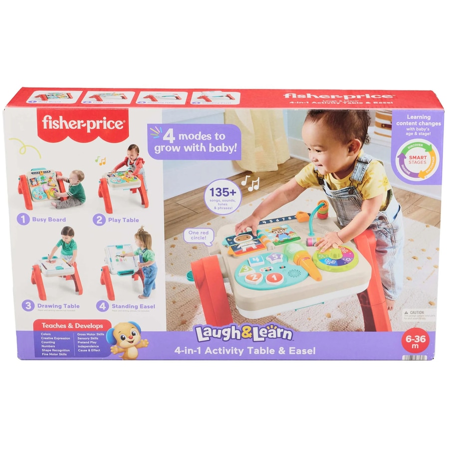 Fisher-Price Laugh and Learn 4-in-1 Activity Table and Easel