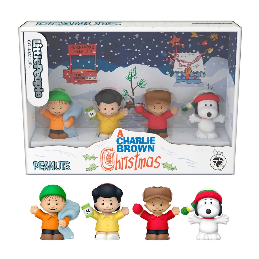 Fisher-Price Little People Collector Peanuts A Charlie Brown Christmas Special Edition Figure Set