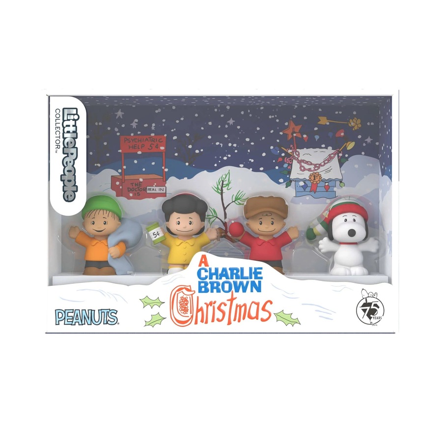 Fisher-Price Little People Collector Peanuts A Charlie Brown Christmas Special Edition Figure Set