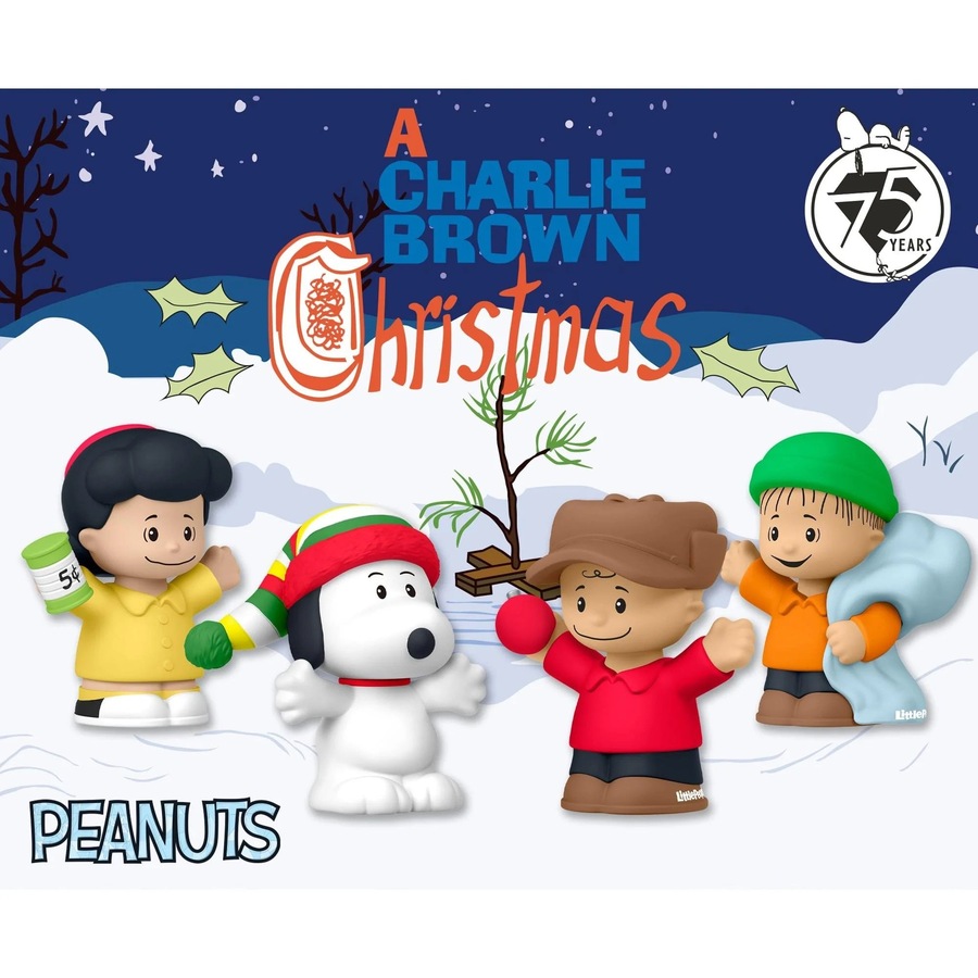 Fisher-Price Little People Collector Peanuts A Charlie Brown Christmas Special Edition Figure Set