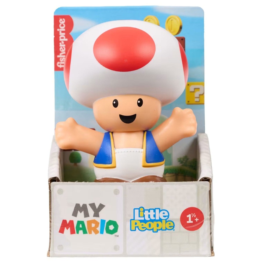Fisher-Price Little People My Mario Toad Character Figure