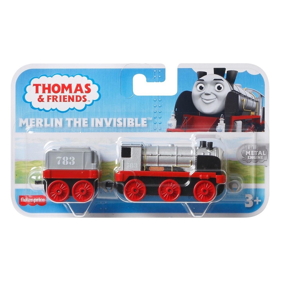 Fisher-Price Thomas and Friends Merlin the Invisible Metal Engine Train