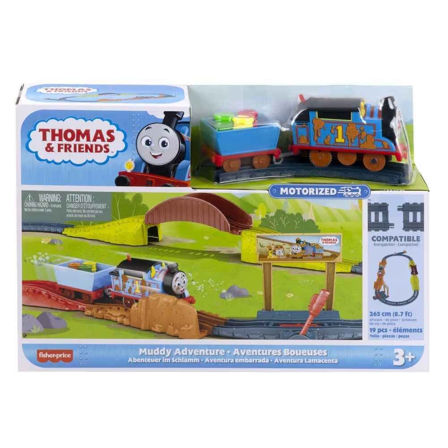 Fisher-Price Thomas and Friends Muddy Adventure Motorized Track Set