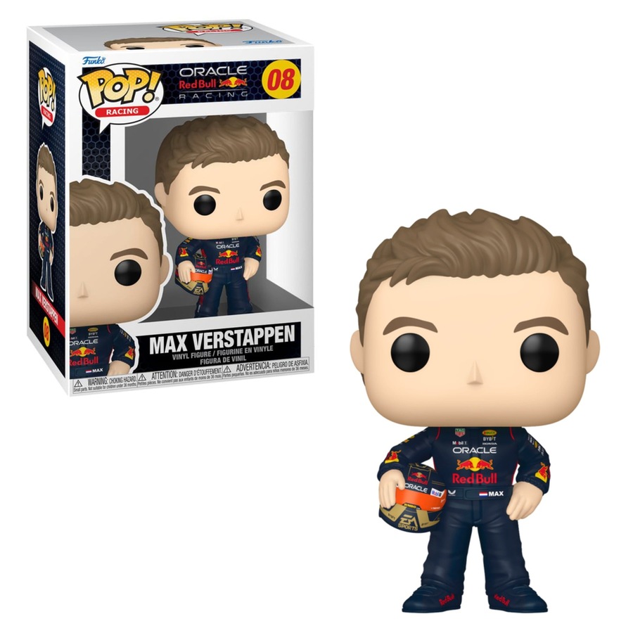Formula 1 Max Verstappen with Helmet Funko POP! Vinyl