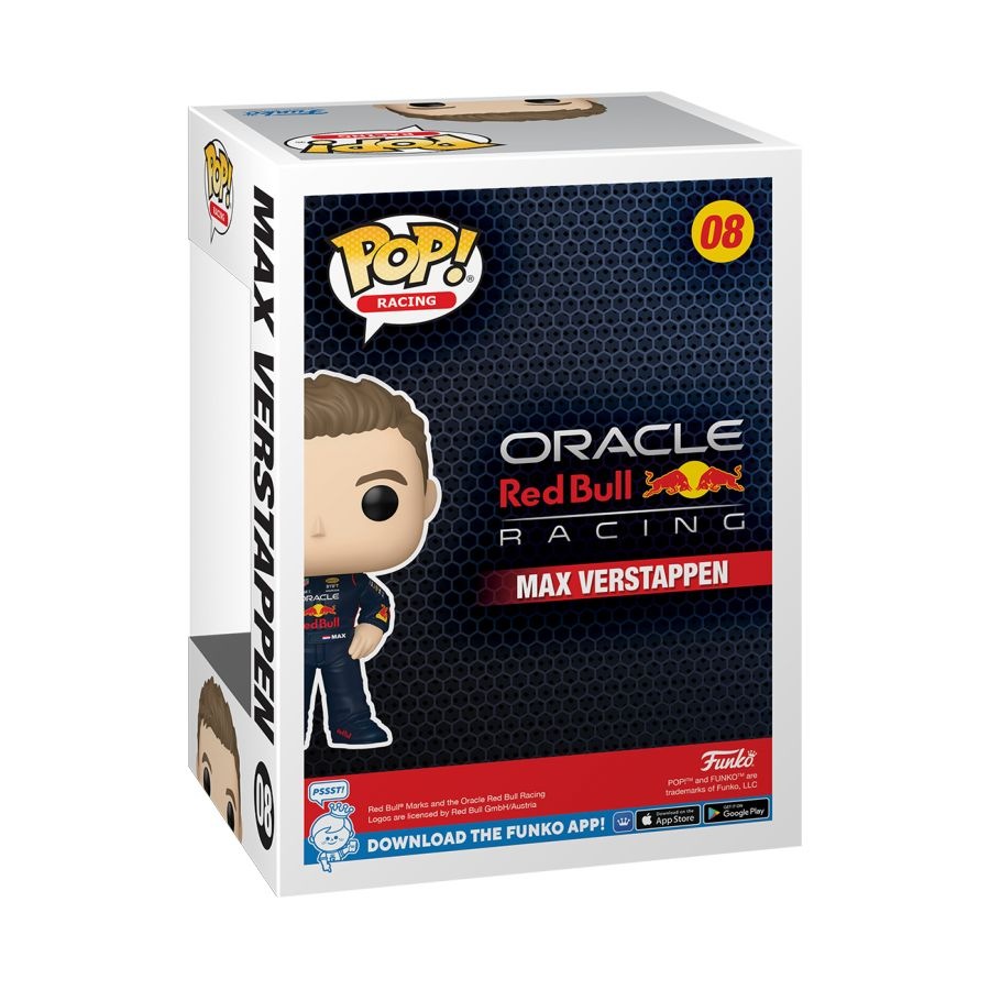 Formula 1 Max Verstappen with Helmet Funko POP! Vinyl