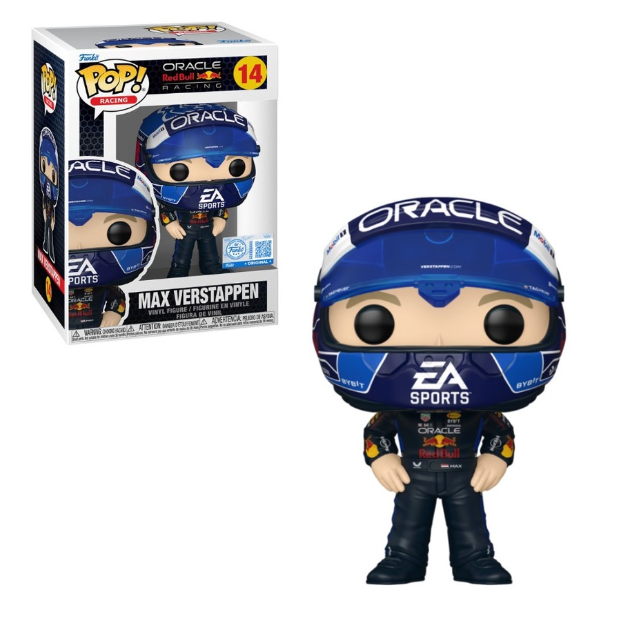 Formula 1 Oracle Red Bull Racing Max Verstappen with USA Helmet Funko POP! Vinyl