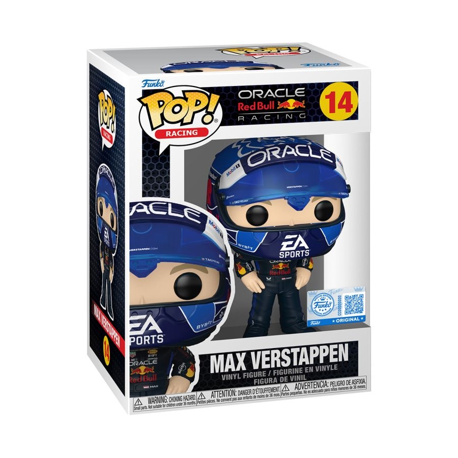 Formula 1 Oracle Red Bull Racing Max Verstappen with USA Helmet Funko POP! Vinyl