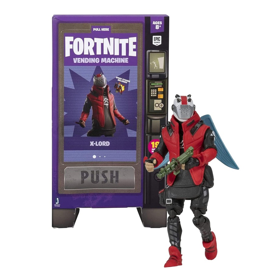Fortnite Vending Machine X-Lord 4 inch Figure Pack