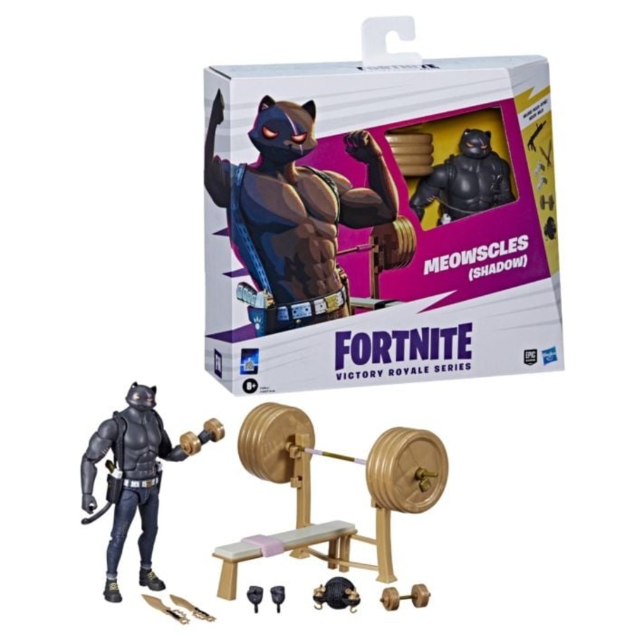 Fortnite Victory Royale Series Meowscles Shadow Action Figure Deluxe Pack