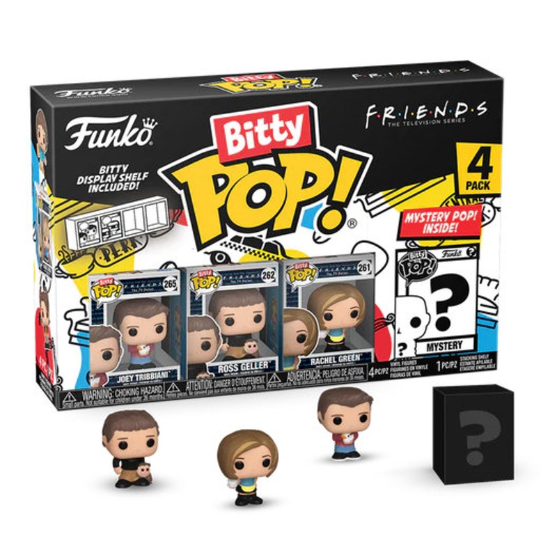 Buy Friends Joey Tribbiani Bitty 4 Pack Funko POP! Vinyl - MyDeal