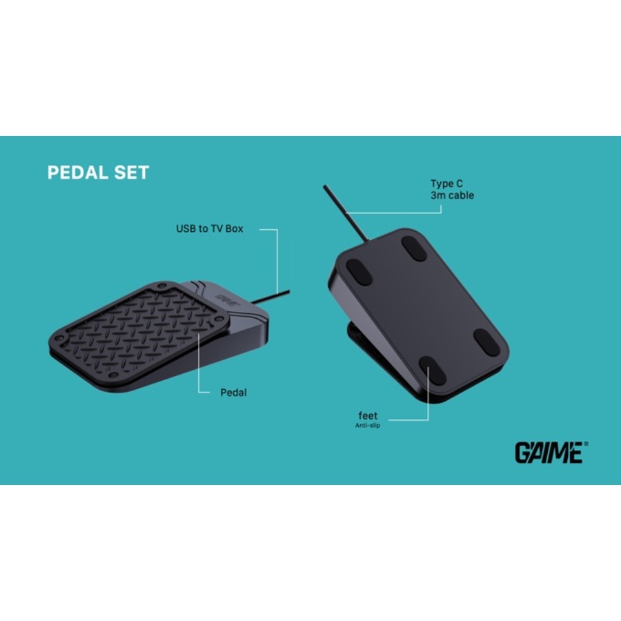 G'AIM'E Time Crisis Gun Controller Set for Modern TVs (1 Gun Premium Pack)