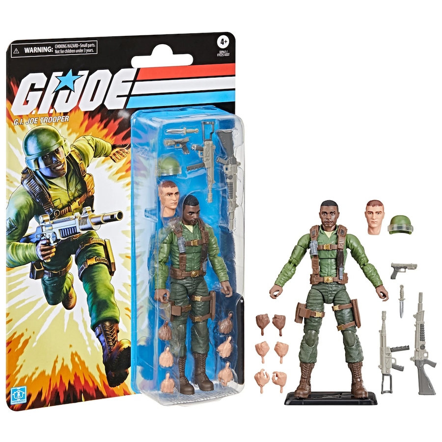 G.I. Joe Classified Series: Retro Cardback G.I. Joe Trooper Action Figure