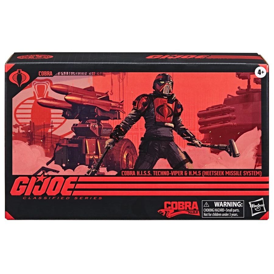 G.I. Joe Classified Series 111 Cobra H.I.S.S. Techno-Viper and H.M.S. Action Figure