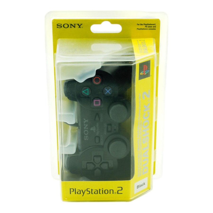 Buy Genuine Sony PS2 DualShock 2 Controller (Black) - Everyday Rewards Shop