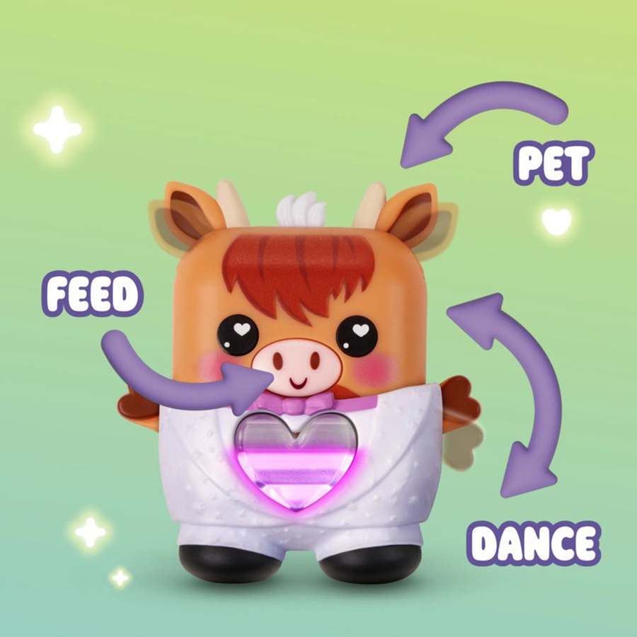 Hasbro Nano-Mals Cowbert the Highland Cow Electronic Fidget Pet