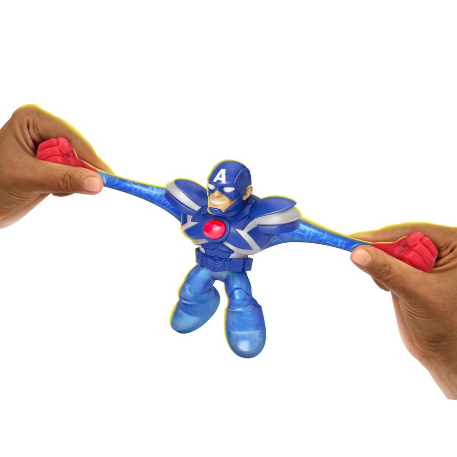 Heroes of Goo-Jit-Zu Marvel Series 11 Infinity Armor Captain America Hero Pack