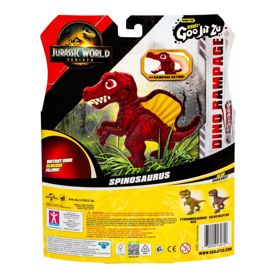 Heroes of Goo-Jit-Zu Series 6 Hero Pack Jurassic World Rebirth Spinosaurus