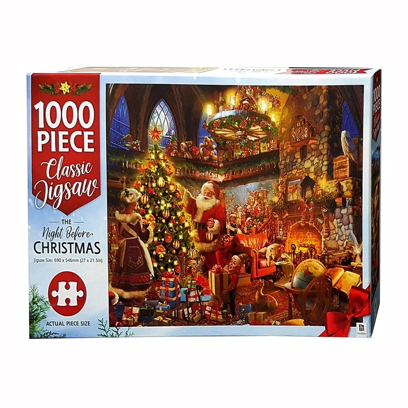 Buy Hinkler Night Before Christmas 1000 Piece Jigsaw Puzzle - MyDeal