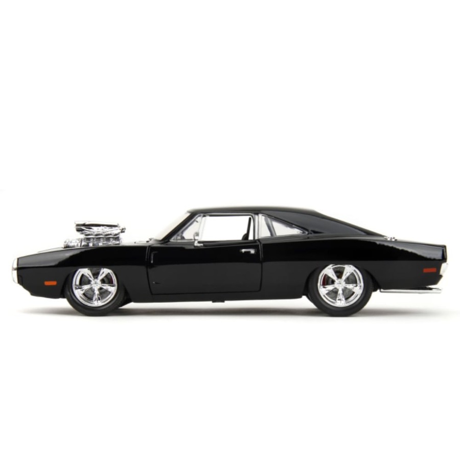 Hollywood Rides Fast and Furious 1970 Dodge Charger R/T 1:24 Scale Die-Cast Vehicle with Dom Toretto Figure