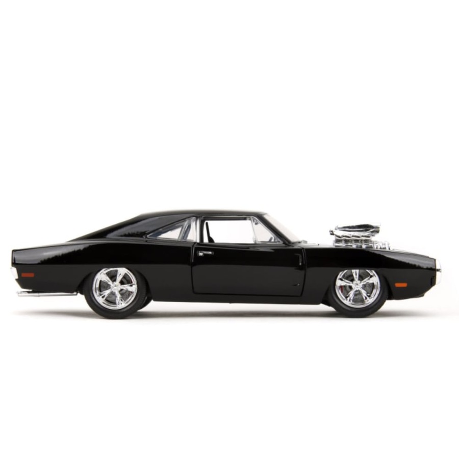 Hollywood Rides Fast and Furious 1970 Dodge Charger R/T 1:24 Scale Die-Cast Vehicle with Dom Toretto Figure