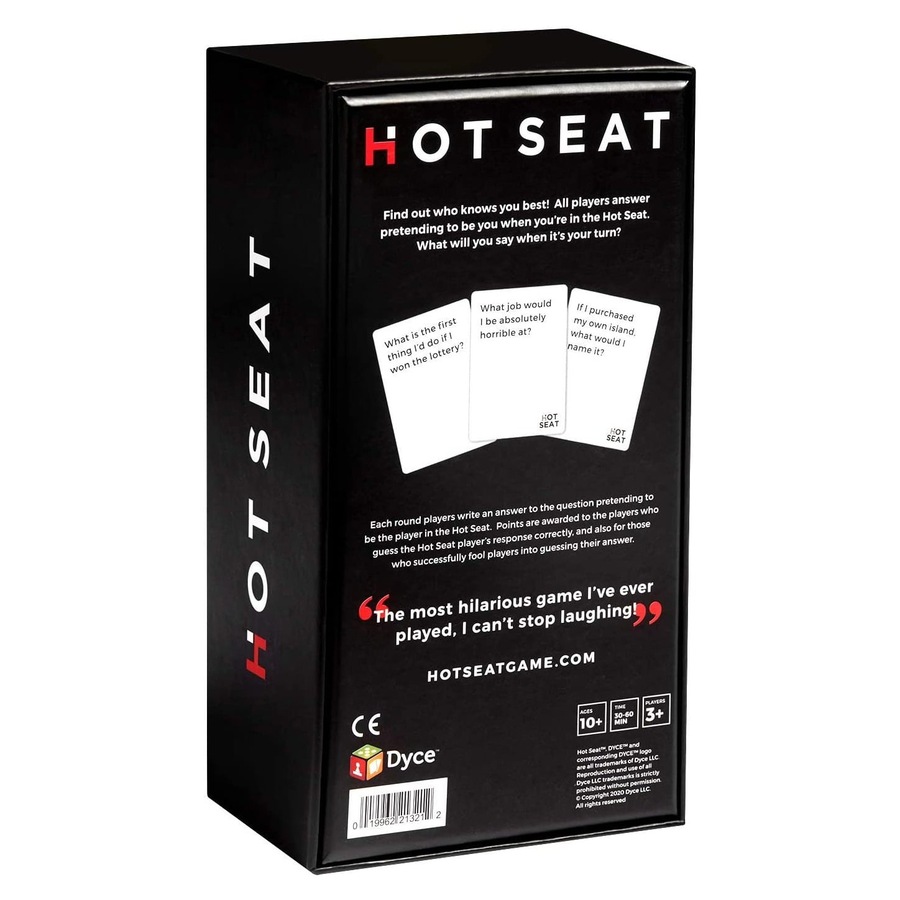 Hot Seat Card Game