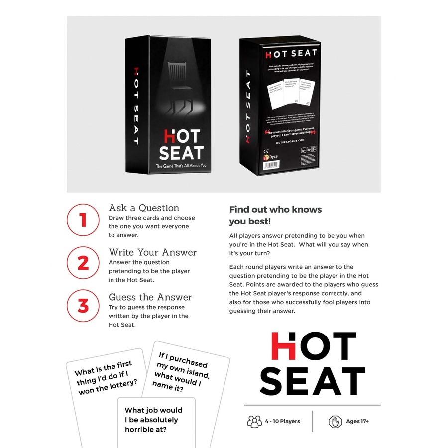 Hot Seat Card Game