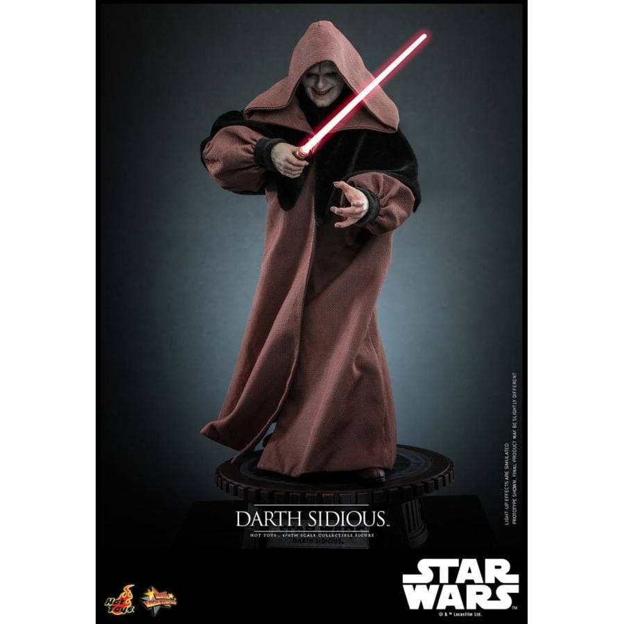 Hot Toys Star Wars Revenge Of The Sith Darth Sidious 1:6 Scale Collectible Action Figure
