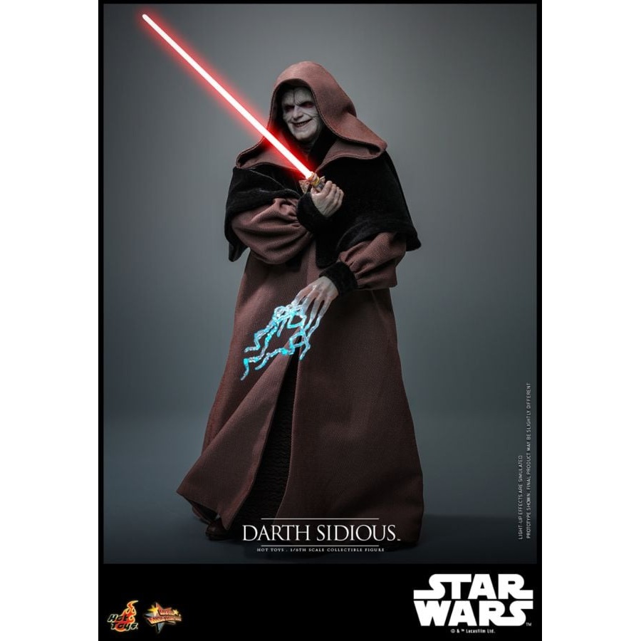 Hot Toys Star Wars Revenge Of The Sith Darth Sidious 1:6 Scale Collectible Action Figure