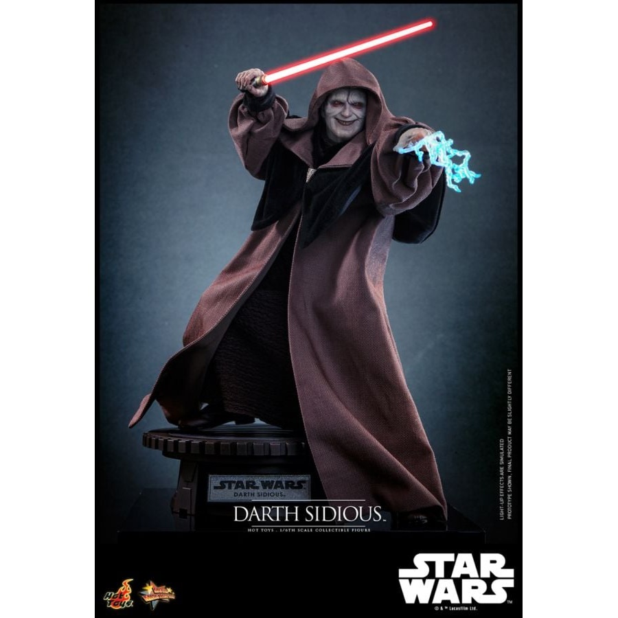 Hot Toys Star Wars Revenge Of The Sith Darth Sidious 1:6 Scale Collectible Action Figure