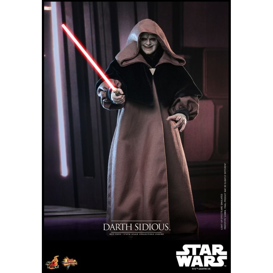 Hot Toys Star Wars Revenge Of The Sith Darth Sidious 1:6 Scale Collectible Action Figure