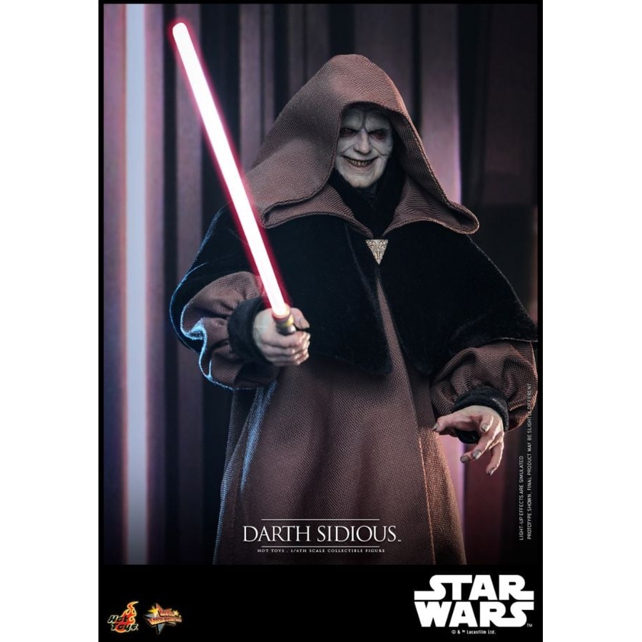 Hot Toys Star Wars Revenge Of The Sith Darth Sidious 1:6 Scale Collectible Action Figure