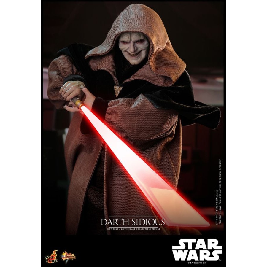 Hot Toys Star Wars Revenge Of The Sith Darth Sidious 1:6 Scale Collectible Action Figure
