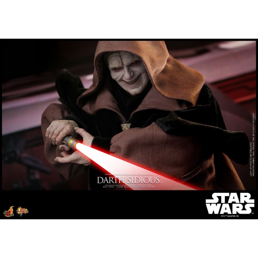 Hot Toys Star Wars Revenge Of The Sith Darth Sidious 1:6 Scale Collectible Action Figure