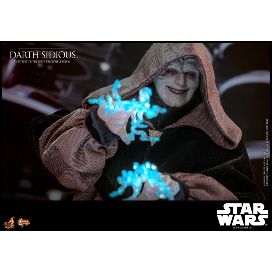 Hot Toys Star Wars Revenge Of The Sith Darth Sidious 1:6 Scale Collectible Action Figure