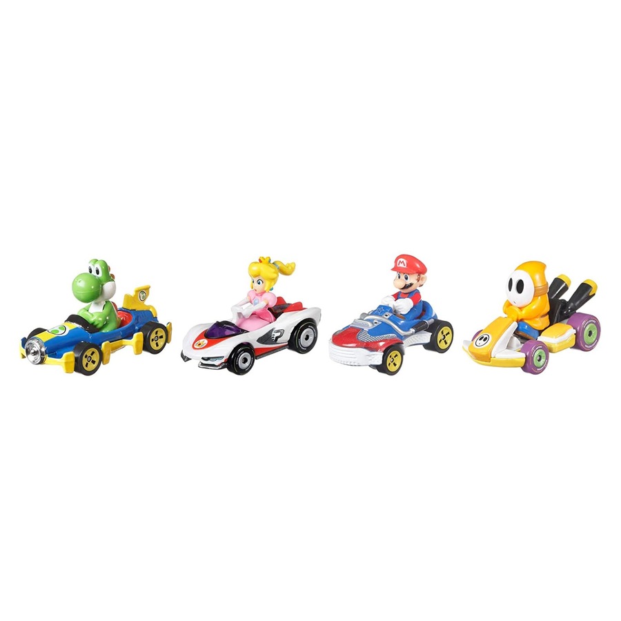 Hot Wheels 1:64 Mario Kart Vehicle 4-Pack