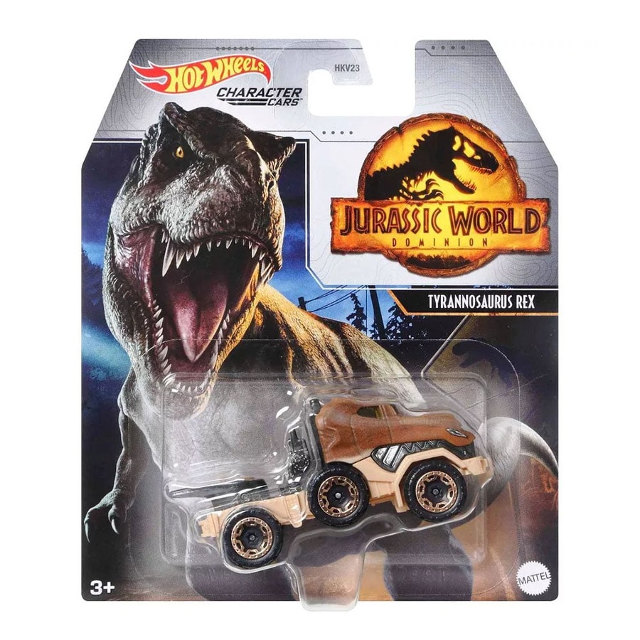 Hot Wheels Character Cars Jurassic World Tyrannosaurus Rex