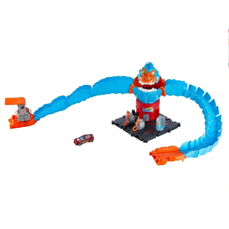 Hot Wheels City Nemesis Wreck and Ride Gorilla Attack Playset