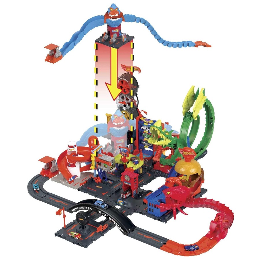 Hot Wheels City Nemesis Wreck and Ride Gorilla Attack Playset