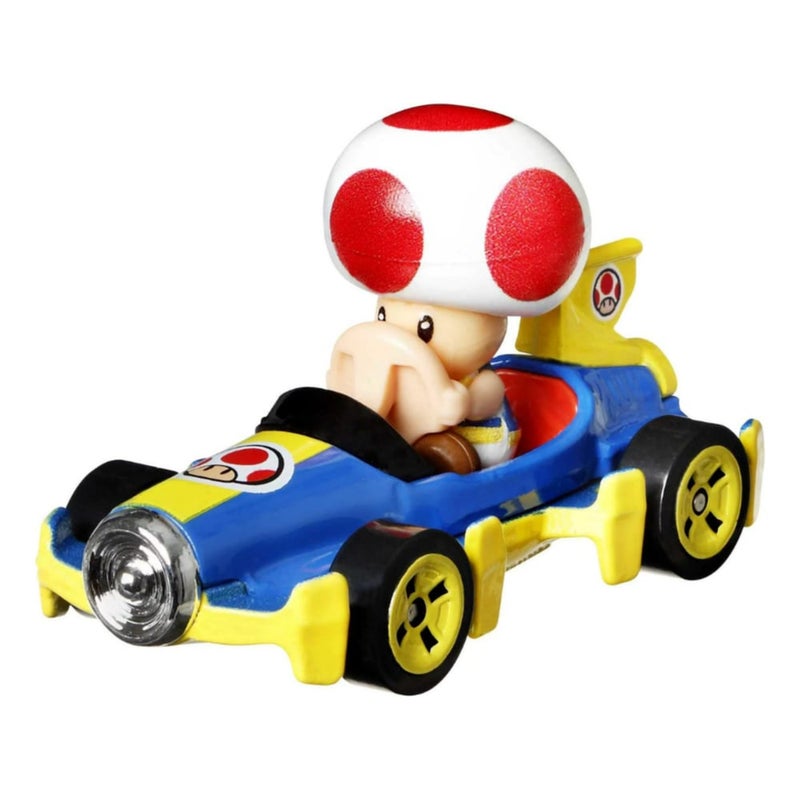 Buy Hot Wheels Mario Kart Toad Mach 8 Diecast Vehicle Mydeal 9153