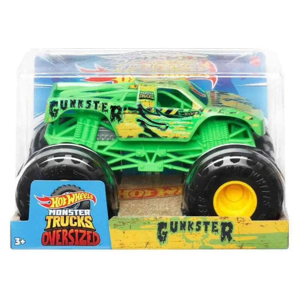 Buy Hot Wheels Monster Trucks Oversized Gunkster - MyDeal Australia