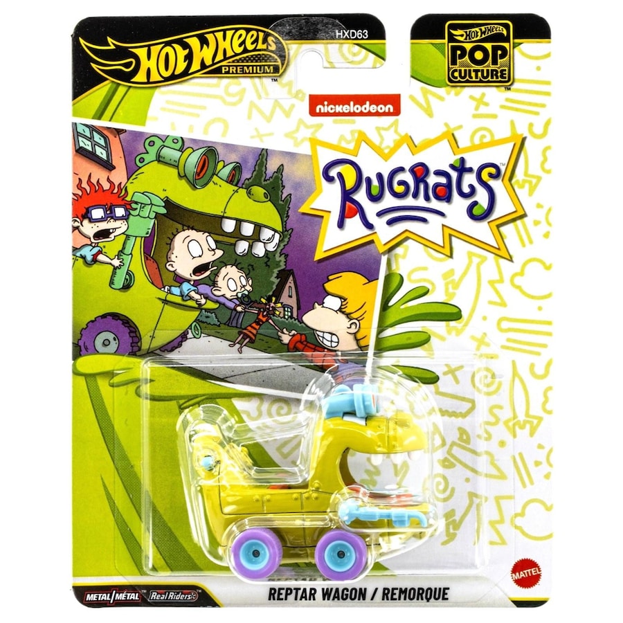 Hot Wheels Premium Pop Culture Rugrats Reptar Wagon Diecast Vehicle