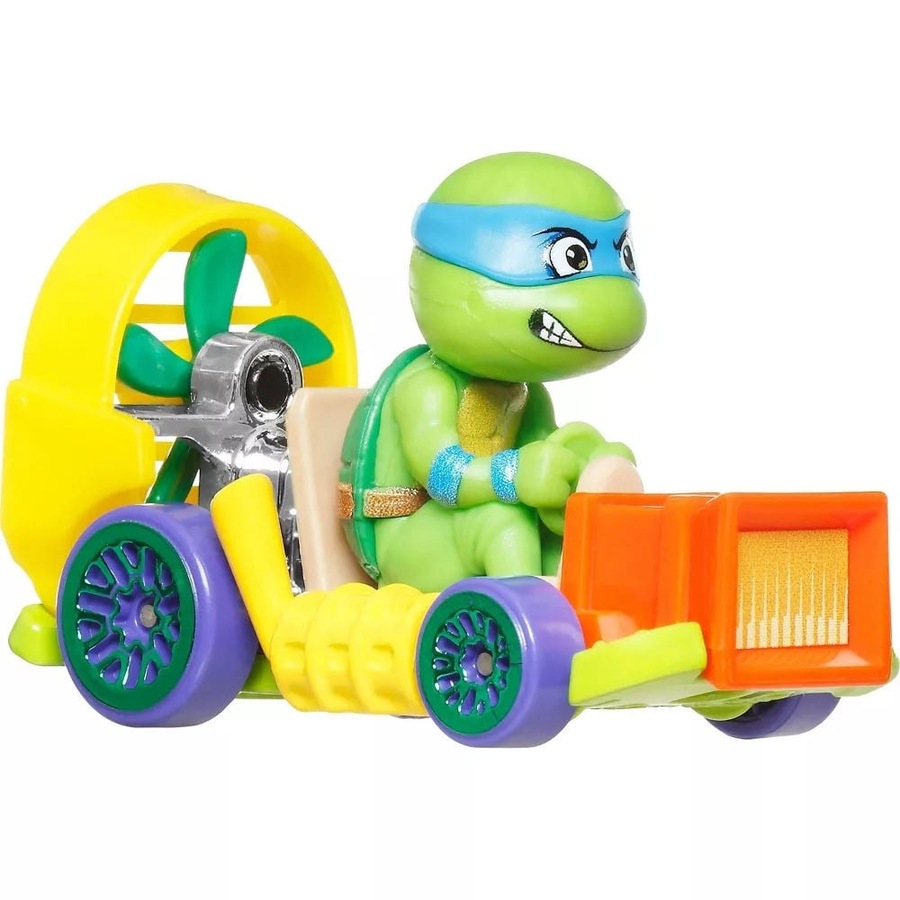 Hot Wheels RacerVerse Teenage Mutant Ninja Turtles Diecast Vehicle 4-Pack