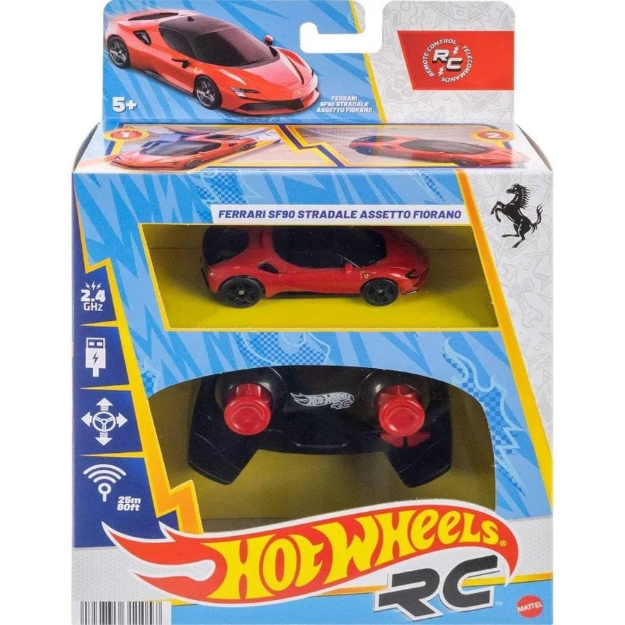 Hot Wheels RC Ferrari SF90 Stradale Assetto Fiorano Remote Control Car
