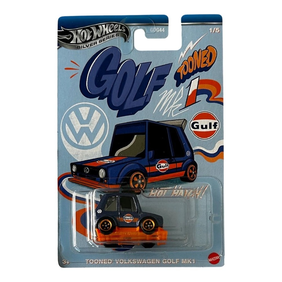 Hot Wheels Silver Series Tooned Volkswagon Golf MK1