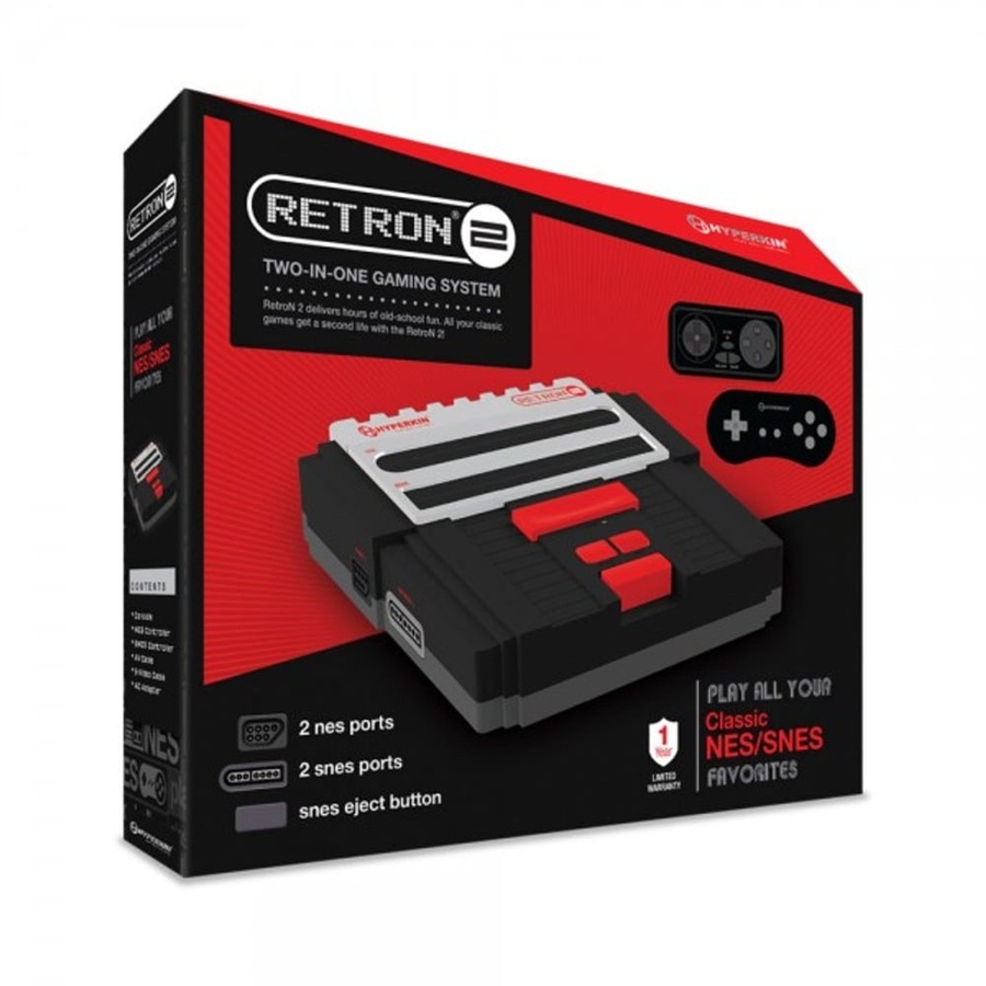 Buy Hyperkin NES RetroN 2 Gaming Console (Black) - Everyday Rewards Shop